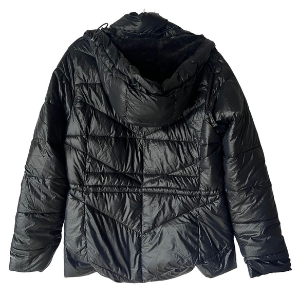 Columbia Women's Peak to Park Black Insulated‎ Hooded Winter Jacket Size M - Picture 6 of 11